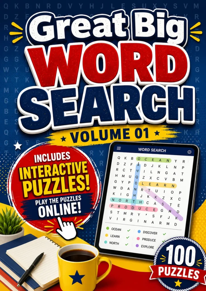 Great Big Word Search Volume 01 cover